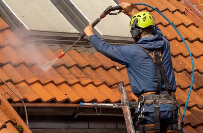 Démoussage et hydrofuge de toiture à Plomeur